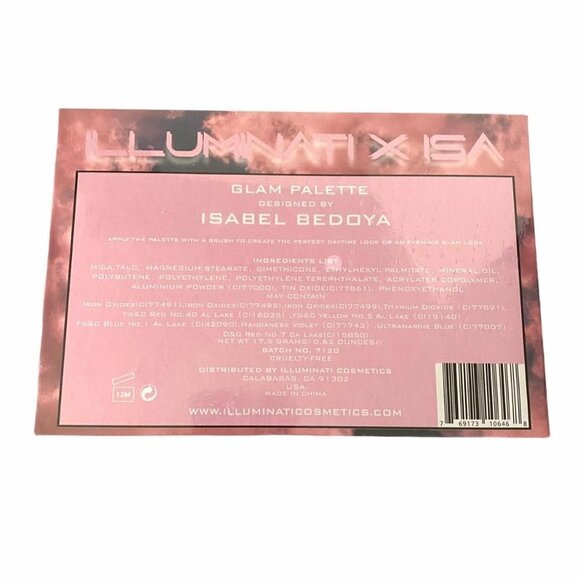 Illuminati X Isa Bedoya New In Plastic Colorful 15 Shade Eyeshadow Palette - Picture 5 of 5
